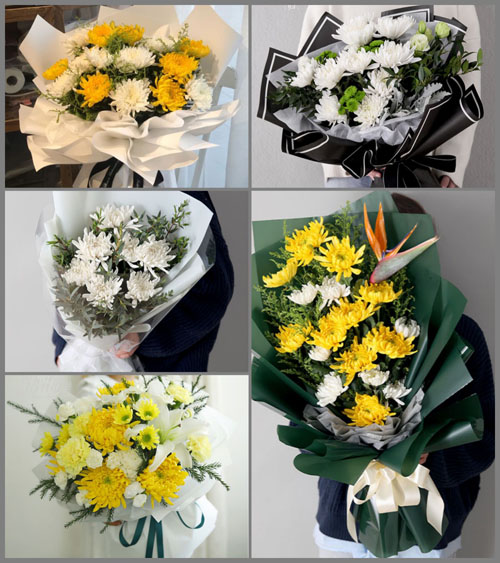 江西鹰潭余江县黄庄乡白事花束代送